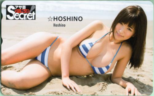 ☆HOSHINO 週刊アサヒ芸能増刊 アサ芸Secret!/シークレット テレカ