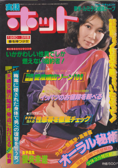  実話ホット 1980年3月号 雑誌