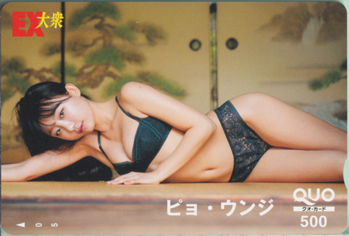 ピョ・ウンジ EX大衆 クオカード