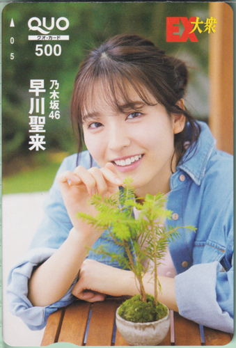 早川聖来 EX大衆 クオカード