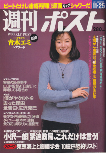  週刊ポスト 1994年11月25日号 (1267号) 雑誌