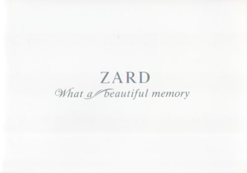 ZARD What a beautiful memory コンサートパンフレット