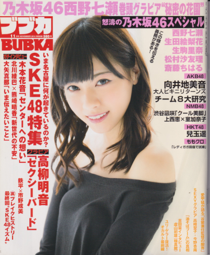  BUBKA/ブブカ 2014年11月号 雑誌