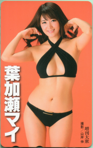 葉加瀬マイ 増刊大衆 テレカ