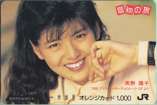 南野陽子 グリコ 100kmの旅 (ポッキーチョコレートCF) その他の金券