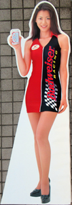 矢部麻衣子 Budweiser バドワイザー 等身大パネル