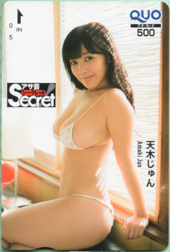 天木じゅん 週刊アサヒ芸能増刊 アサ芸Secret!/シークレット クオカード