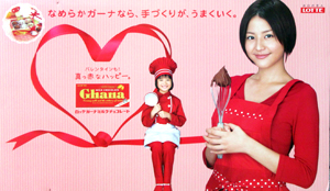 長澤まさみ LOTTE ガーナミルクチョコレート 店頭用パネル その他のパネル