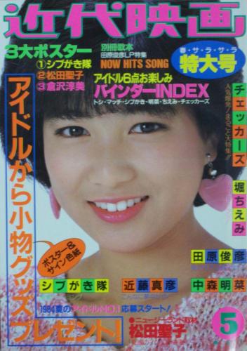  Kindai/近代映画 1984年5月号 雑誌