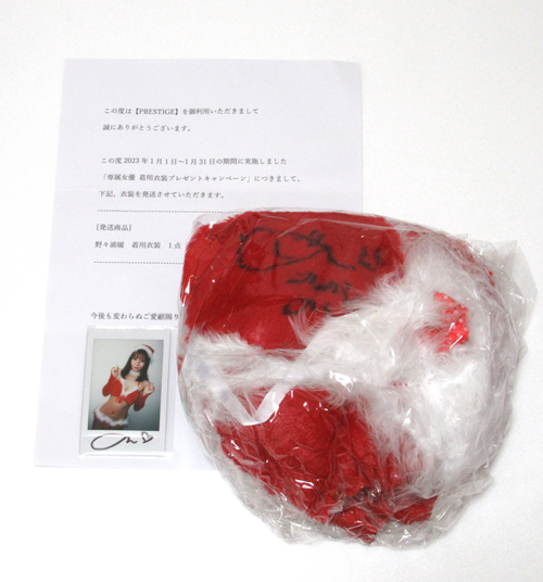 野々浦暖(ののうらのん) 着用衣装＆チェキ(直筆サイン入り) その他のグッズ