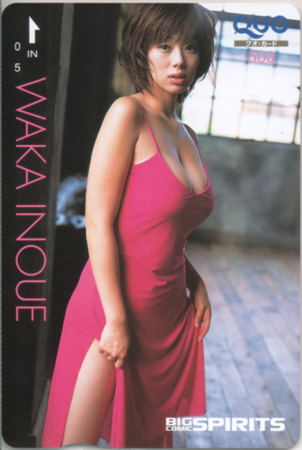 井上和香 ビッグコミックスピリッツ クオカード