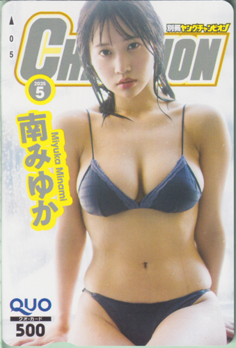 南みゆか 別冊ヤングチャンピオン 2025年5月号 (No.5) クオカード