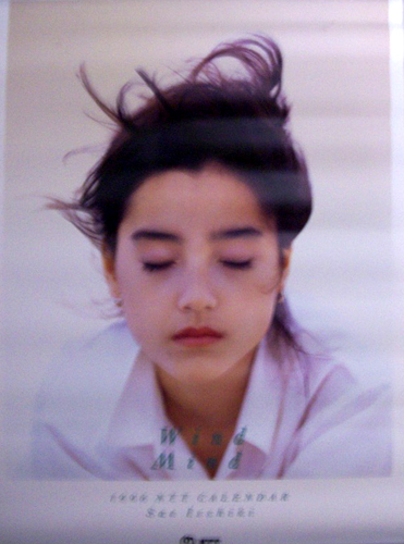 一色紗英 NTT 1996年カレンダー 「Wind Mind」 カレンダー