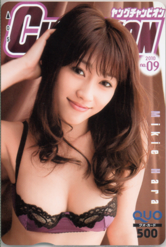 原幹恵 ヤングチャンピオン 2010年4月27日号 (No.9) クオカード