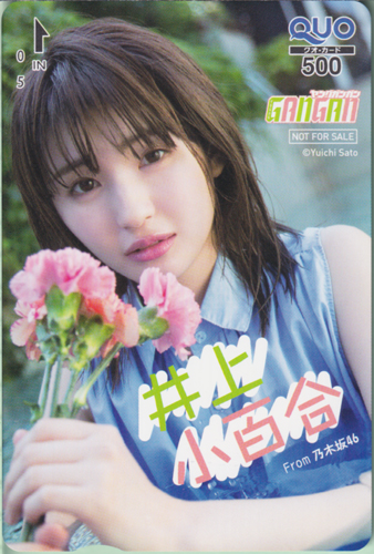 井上小百合 ヤングガンガン 2018年9月21日号 (No.18) クオカード