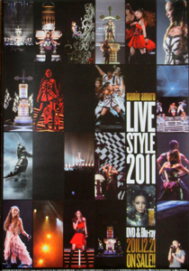 安室奈美恵 DVD＆Blu-ray「namie amuro LIVE STYLE 2011」 ポスター