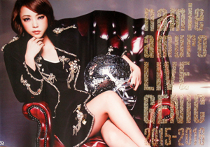 安室奈美恵 DVD「namie amuro LIVEGENIC 2015-2016」 ポスター