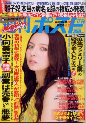  週刊ポスト 2008年11月28日号 (2000号) 雑誌