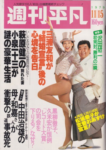  週刊平凡 1979年11月15日号 (1047号) 雑誌