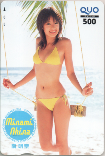 南明奈 ヤングチャンピオン クオカード