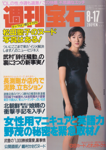 週刊宝石 1995年8月17日号 (667号) 雑誌