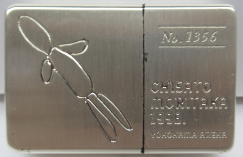 森高千里 「CHISATO MORITAKA 1996」ZIPPO型時計 その他のグッズ