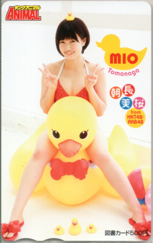 朝長美桜 ヤングアニマル 2015年8月28日号 (No.16) 図書カード