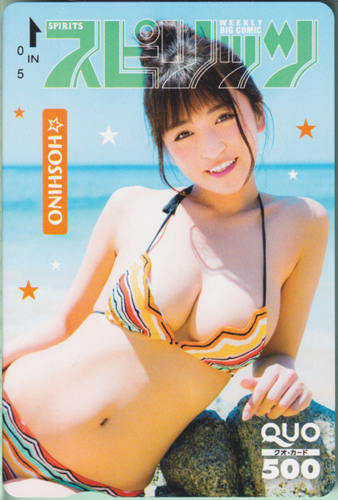 ☆HOSHINO ビッグコミックスピリッツ 2019年4月22日号 (No.19) クオカード