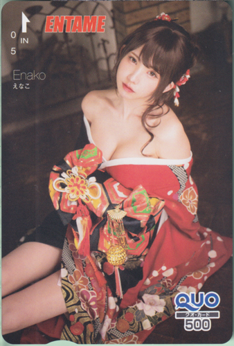 えなこ ENTAME (エンタメ) クオカード