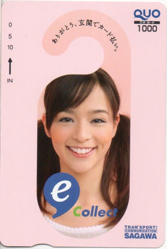 加藤ローサ 佐川急便 SAGAWA eCollect/ありがとう、玄関でカード払い。 クオカード