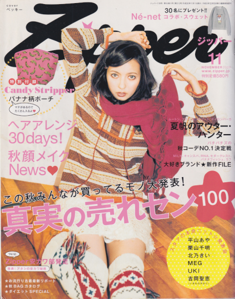  ジッパー/Zipper 2008年11月号 (No.184) 雑誌