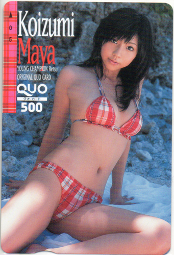 小泉麻耶 ヤングチャンピオン烈 クオカード