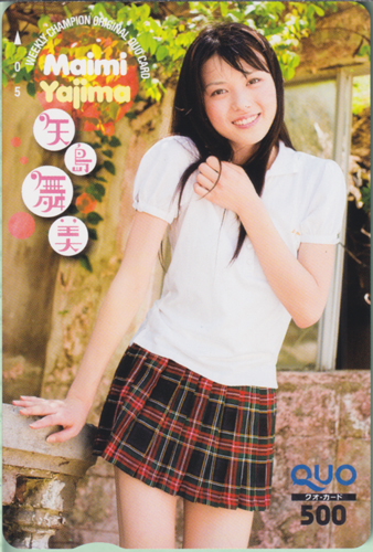 矢島舞美 週刊少年チャンピオン 2009年9月24日号 (No.41) クオカード