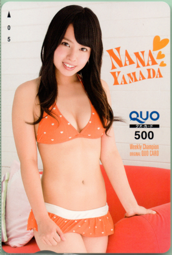 山田菜々 週刊少年チャンピオン クオカード