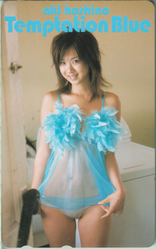 ほしのあき 別冊サブラ/sabra DVD付写真集「Temptation Blue/テンプテーション・ブルー」 テレカ