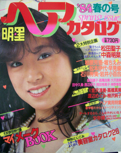  明星ヘアカタログ 1984年4月号 (’84 春の号) 雑誌
