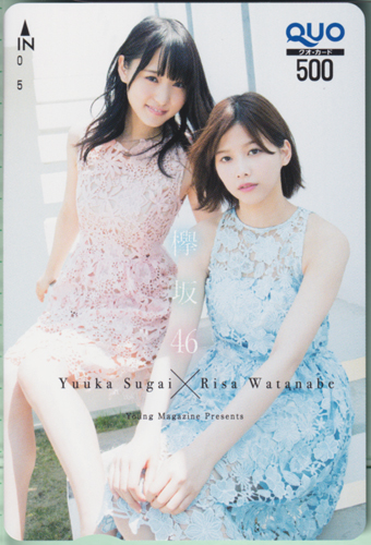 菅井友香, 渡邉理佐, ほか 週刊ヤングマガジン 2017年7月17日号 (No.31) クオカード