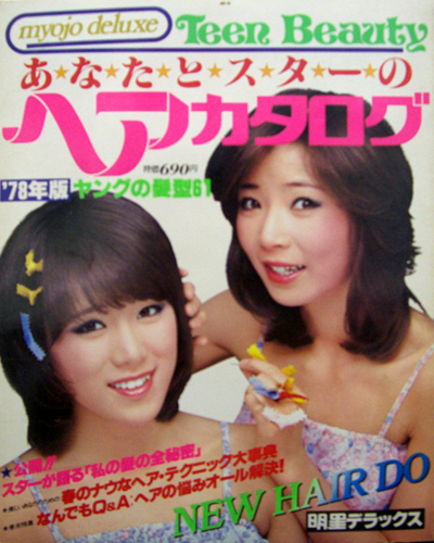  明星デラックス あなたとスターのヘアカタログ (’78/明星ヘアカタログ) 雑誌