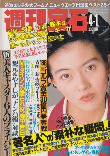  週刊宝石 1988年4月1日号 (312号) 雑誌