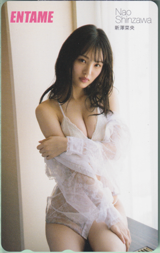 新澤菜央 ENTAME (エンタメ) テレカ