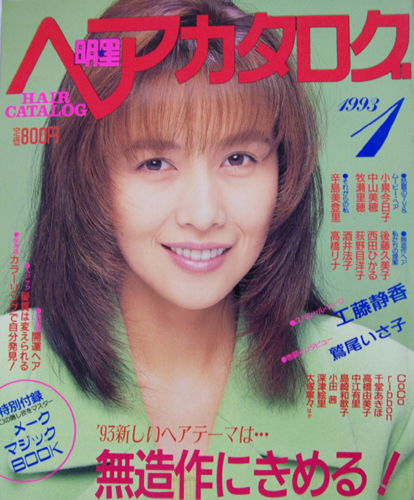  明星ヘアカタログ 1993年1月号 雑誌