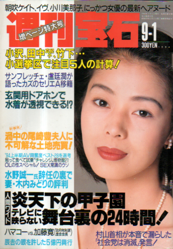  週刊宝石 1994年9月1日号 (620号) 雑誌