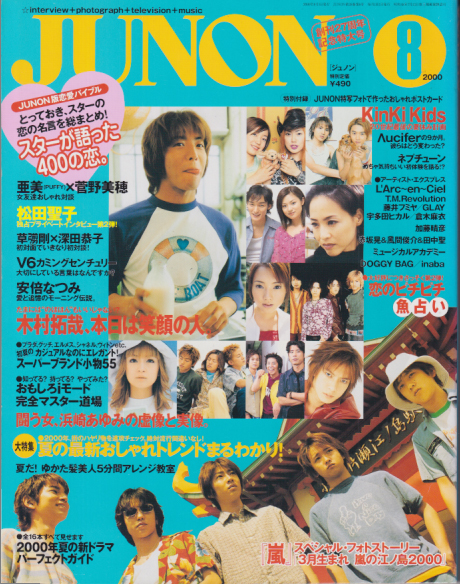  ジュノン/JUNON 2000年8月号 (28巻 8号) 雑誌