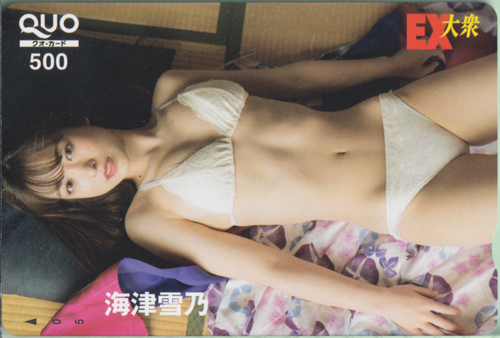 海津雪乃 EX大衆 クオカード