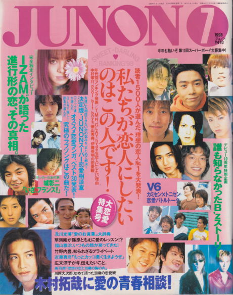  ジュノン/JUNON 1998年7月号 (26巻 7号) 雑誌