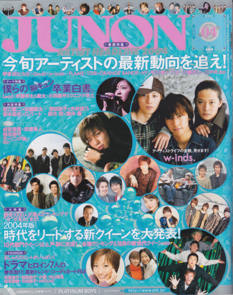  ジュノン/JUNON 2004年4月号 (32巻 4号) 雑誌