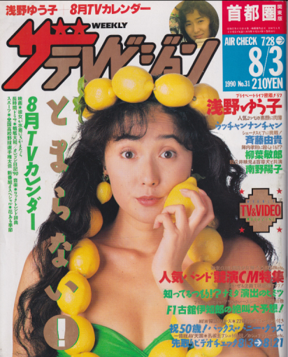  週刊ザテレビジョン 1990年8月3日号 (No.31) 雑誌