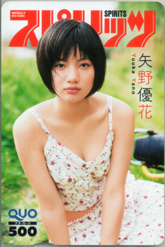 矢野優花 ビッグコミックスピリッツ 2016年6月27日号 (No.28) クオカード