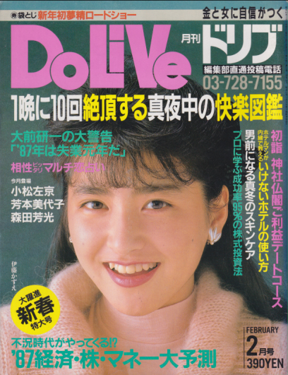  ドリブ/DOLIVE 1987年2月号 雑誌