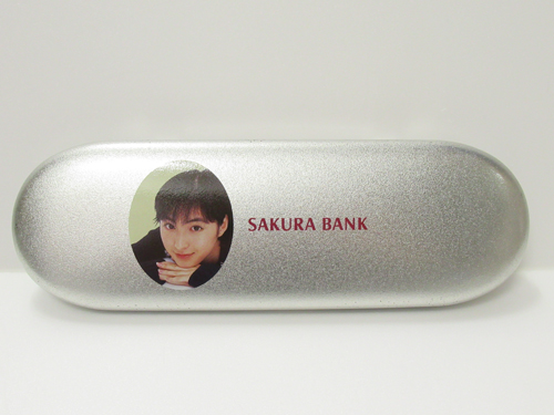広末涼子 さくら銀行 「SAKURA BANK」 缶ペンケース その他のグッズ